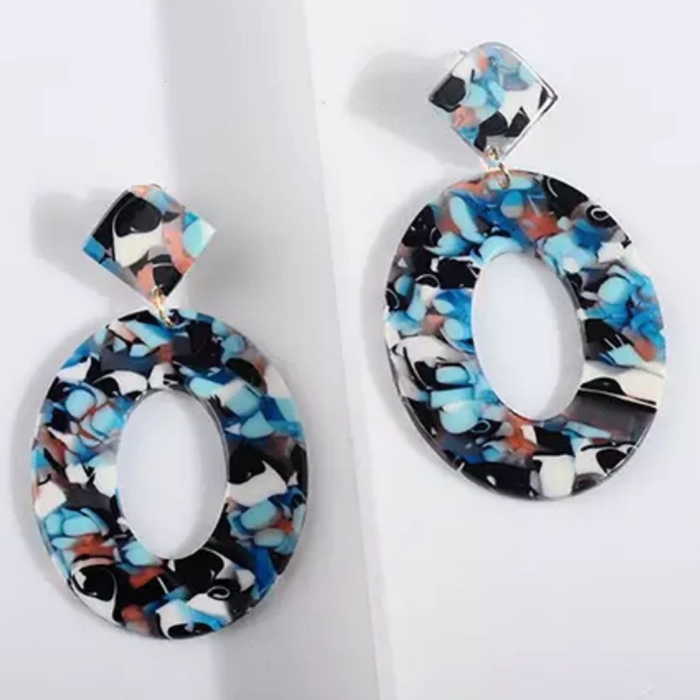Blue earrings